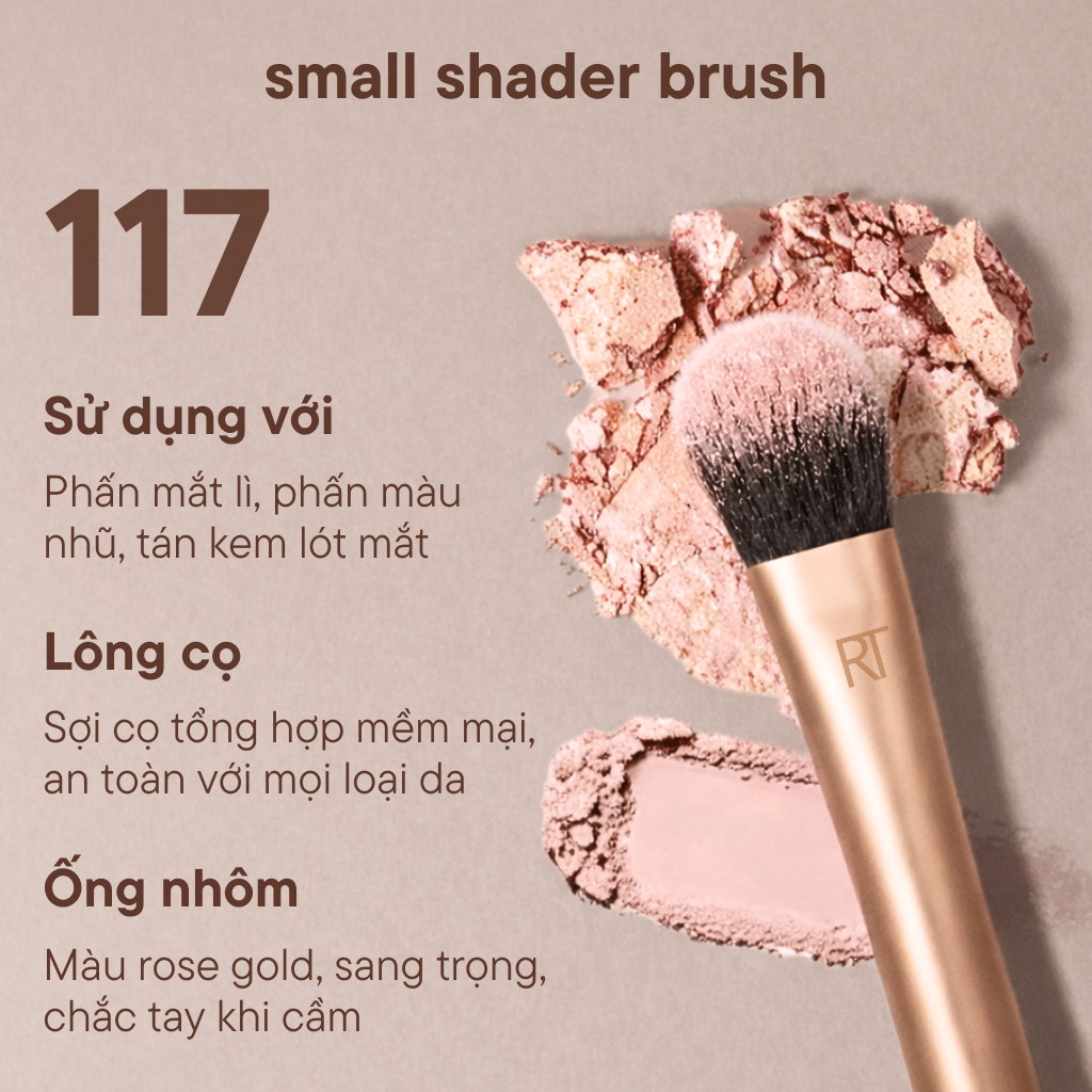 Cọ Tán Mắt Chi Tiết RT Real Techniques Small Shader Brush R117